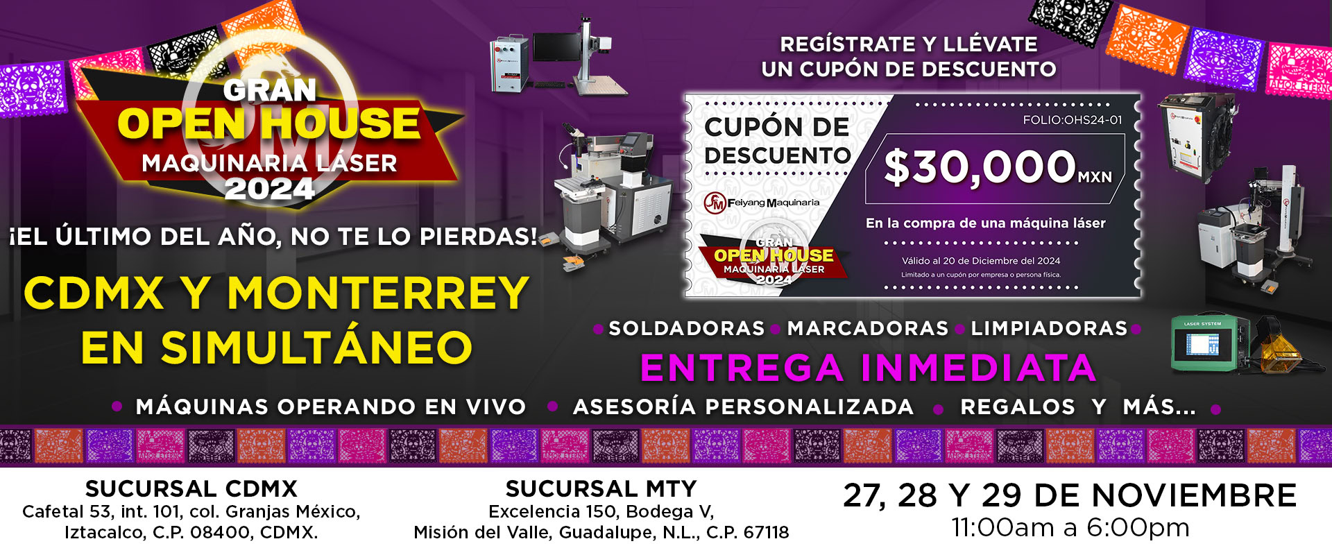 maquinas laser cdmx y monterrey grabado soldadura y limpieza